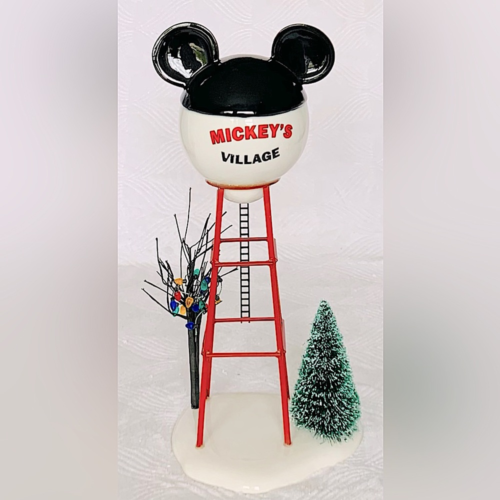 Department 56 Disney Mickey Water Tower